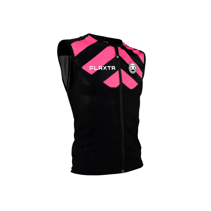 The children's back protection FLAXTA Behold Junior offers complete safety, breathability, and comfort for young skiers and snowboarders. Certified according to EN1621-2.